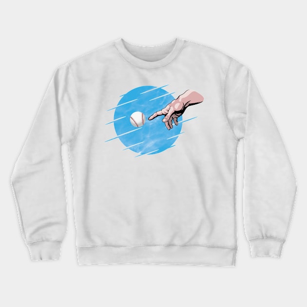 Baseball is devine game ! Crewneck Sweatshirt by Manikool